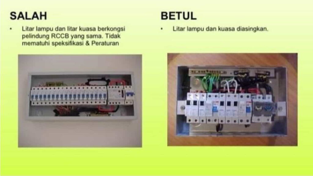 cara menentukan saiz suis utama yang sesuai