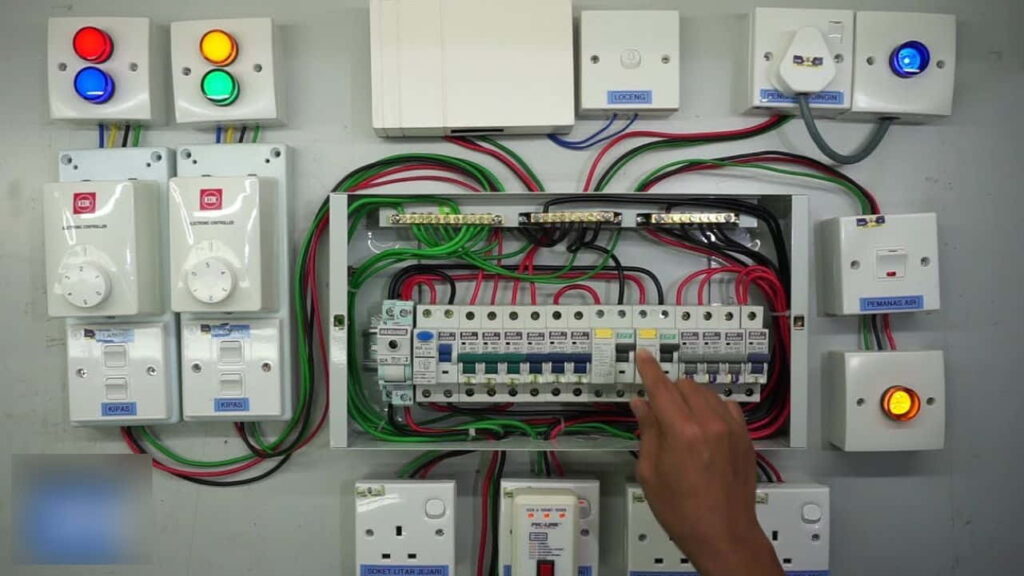 suis dalam sistem elektrik rumah, kedudukan dan fungsinya