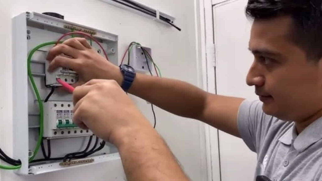 wiring suis aircond dengan mcb c16 c20 & socket 15 a